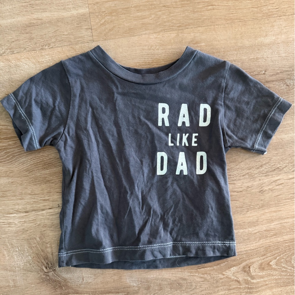 Rad like dad baby shirt